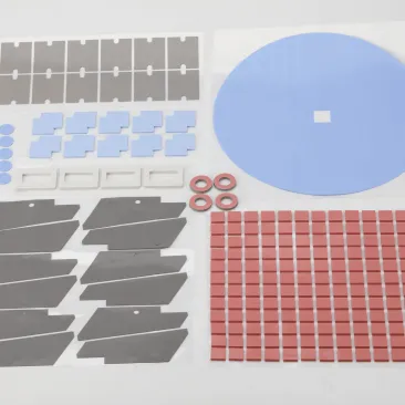 Flexible Thermal Pad Providing Reliable Heat Transfer And Shock Absorption