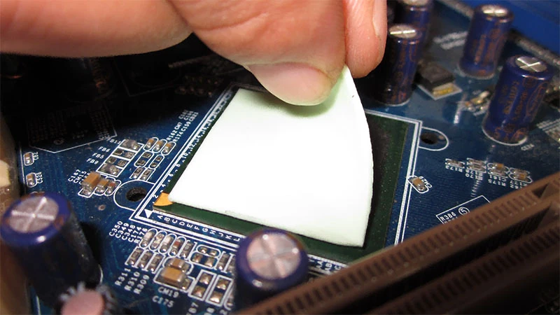 thermal pad application
